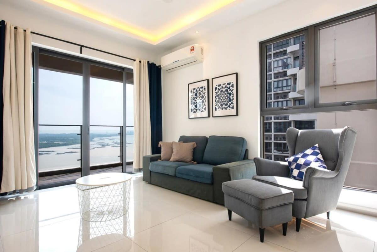 Comfy 3Br Apt In Danga Bay Free Parking Sea View Johor Bahru Eksteriør bilde