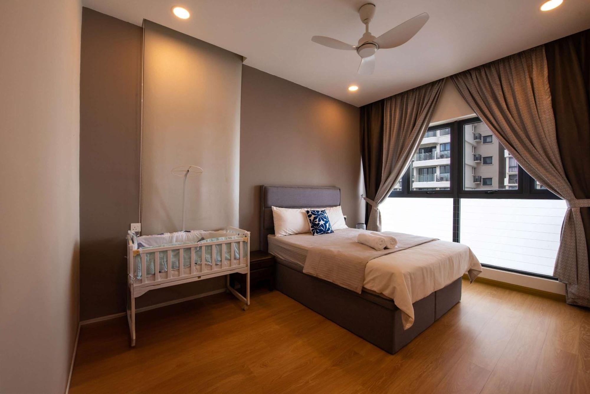Comfy 3Br Apt In Danga Bay Free Parking Sea View Johor Bahru Eksteriør bilde