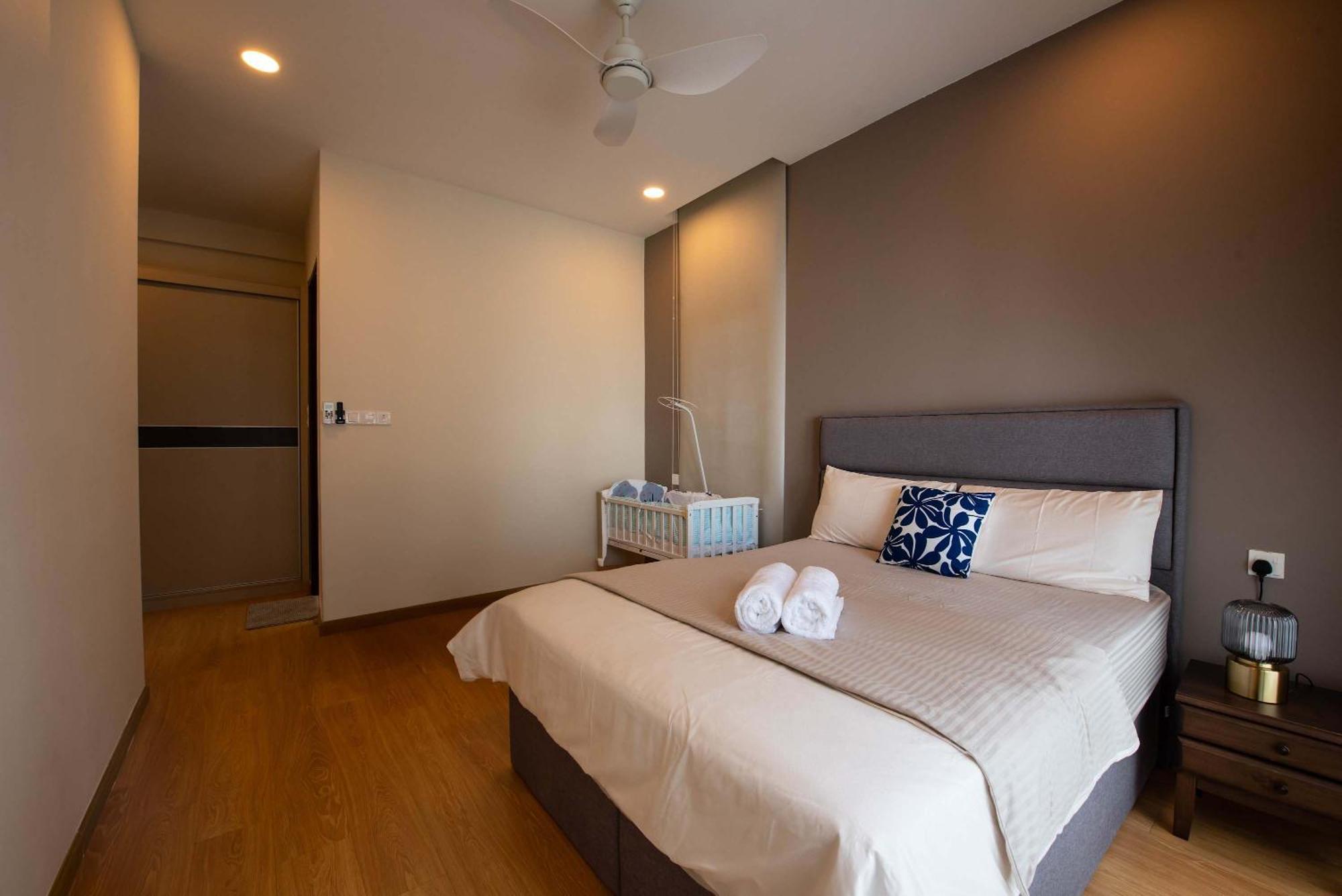 Comfy 3Br Apt In Danga Bay Free Parking Sea View Johor Bahru Eksteriør bilde